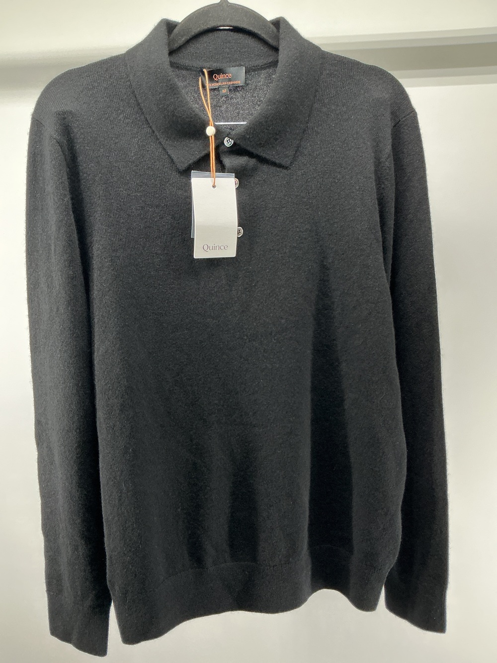 Mongolian Cashmere Polo Sweater